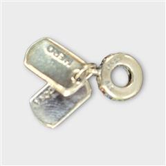Pandora Hero Dog Tag Military Dangle Charm Sterling Silver 797659CZRMX
